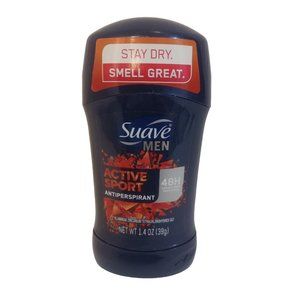 Suave Deodorant Men Invisible Solid Active Sport 48 Hour Antiperspirant 1.4 oz